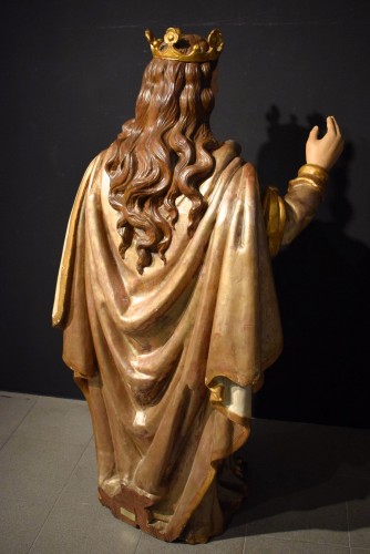 Louis XIII -  Sainte Catherine -  Southern Italy, 17th century 